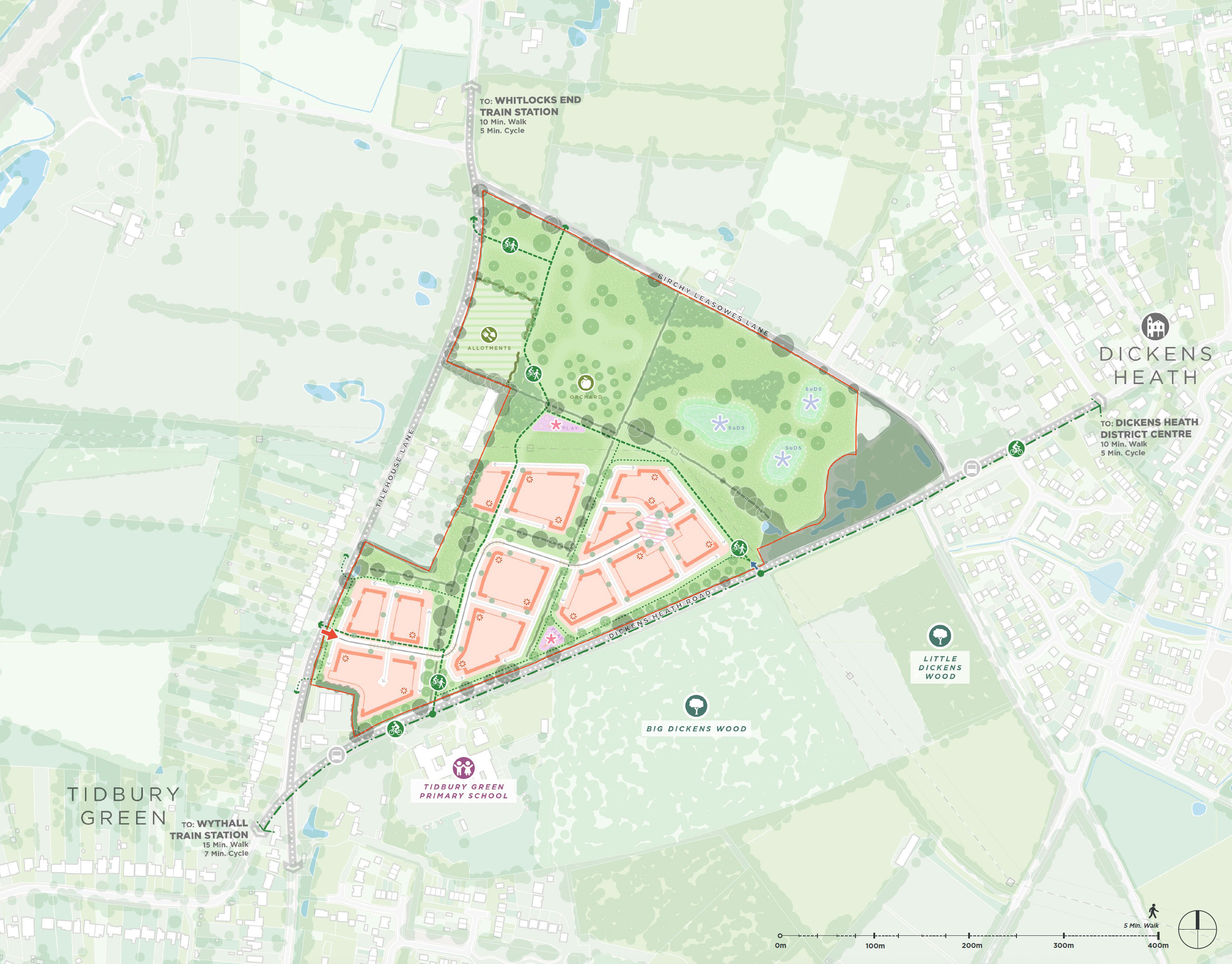 Illustrative masterplan.